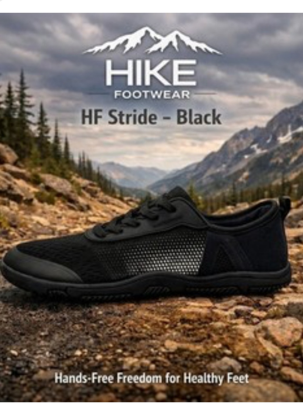 NWT HIKE UNISEX HF STRIDE ERGONOMIC BAREFOOT SHOES MEN’S 11-11.5 WOMEN’S 13-13.5